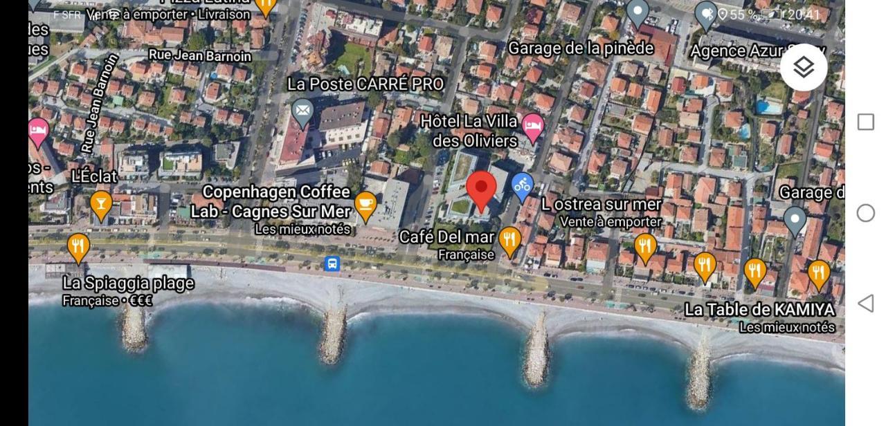 Appartement 6 Personnes Face A La Mer Cagnes-sur-Mer Bagian luar foto